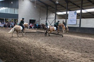 Springquadrille tijdens de open dag 2017