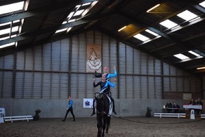 Kür van het BB - galop team