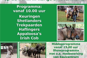 Show racingteam op fokpaardendag Sint Anthonis